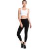 imageYvette Front Closure Sports Bras for Women High Support Large Bust Racerback Molded Cup Sports Bra Plus SizeWhite