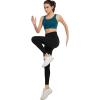 imageYvette Front Zipper Sports Bras for Women High Support Large Bust Mesh Racerback Sports Bra High Impact Running WorkoutDark Blue