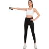 imageYvette Front Zipper Sports Bras for Women High Support Large Bust Mesh Racerback Sports Bra High Impact Running WorkoutWhite