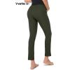 imageYvette Maternity Pants Over The Belly for Work High Waisted Stretch Comfy Pregnancy Casual PantsArmy Green