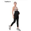 imageYvette Maternity Pants Over The Belly for Work High Waisted Stretch Comfy Pregnancy Casual PantsBlack