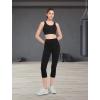 imageYvette Zip Front Sports Bras for Women High Impact Supportive Large Bust Bras for RunningBlack