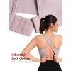 imageYvette Adjustable Sports Bras for Women High Support Large Bust Wireless Running Workout Sports Bra High Impact Plus SizePink