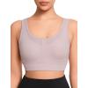 imageYvette Adjustable Sports Bras for Women High Support Large Bust Wireless Running Workout Sports Bra High Impact Plus SizePink