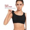 imageYvette Adjustable Sports Bras for Women Racerback Bra for RunningBlack