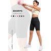 imageYvette Biker Shorts with Pockets for Women 3quot  4quot  6quot  8quot Tummy Control High Waist Running Workout Gym Yoga ShortsBlack