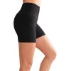 imageYvette Biker Shorts with Pockets for Women 3quot  4quot  6quot  8quot Tummy Control High Waist Running Workout Gym Yoga ShortsBlack