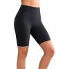 imageYvette Biker Shorts with Pockets for Women 3quot  4quot  6quot  8quot Tummy Control High Waist Running Workout Gym Yoga ShortsBlack