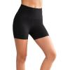 imageYvette Biker Shorts with Pockets for Women 3quot  4quot  6quot  8quot Tummy Control High Waist Running Workout Gym Yoga ShortsBlack