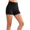imageYvette Biker Shorts with Pockets for Women 3quot  4quot  6quot  8quot Tummy Control High Waist Running Workout Gym Yoga ShortsBlack