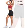 imageYvette Biker Shorts with Pockets for Women 3quot  4quot  6quot  8quot Tummy Control High Waist Running Workout Gym Yoga ShortsBlack