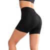 imageYvette Biker Shorts with Pockets for Women 3quot  4quot  6quot  8quot Tummy Control High Waist Running Workout Gym Yoga ShortsBlack