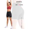 imageYvette Biker Shorts with Pockets for Women 3quot  4quot  6quot  8quot Tummy Control High Waist Running Workout Gym Yoga ShortsBlack