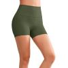 imageYvette Biker Shorts with Pockets for Women 3quot  4quot  6quot  8quot Tummy Control High Waist Running Workout Gym Yoga ShortsGreen