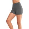 imageYvette Biker Shorts with Pockets for Women 3quot  4quot  6quot  8quot Tummy Control High Waist Running Workout Gym Yoga ShortsGrey