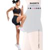 imageYvette Biker Shorts with Pockets for Women 3quot  4quot  6quot  8quot Tummy Control High Waist Running Workout Gym Yoga ShortsNavy