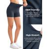 imageYvette Biker Shorts with Pockets for Women 3quot  4quot  6quot  8quot Tummy Control High Waist Running Workout Gym Yoga ShortsNavy