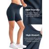 imageYvette Biker Shorts with Pockets for Women 3quot  4quot  6quot  8quot Tummy Control High Waist Running Workout Gym Yoga ShortsNavy