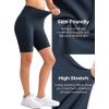 imageYvette Biker Shorts with Pockets for Women 3quot  4quot  6quot  8quot Tummy Control High Waist Running Workout Gym Yoga ShortsNavy