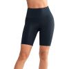 imageYvette Biker Shorts with Pockets for Women 3quot  4quot  6quot  8quot Tummy Control High Waist Running Workout Gym Yoga ShortsNavy