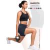 imageYvette Biker Shorts with Pockets for Women 3quot  4quot  6quot  8quot Tummy Control High Waist Running Workout Gym Yoga ShortsNavy