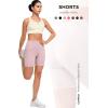 imageYvette Biker Shorts with Pockets for Women 3quot  4quot  6quot  8quot Tummy Control High Waist Running Workout Gym Yoga ShortsPink