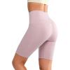 imageYvette Biker Shorts with Pockets for Women 3quot  4quot  6quot  8quot Tummy Control High Waist Running Workout Gym Yoga ShortsPink