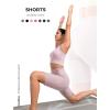imageYvette Biker Shorts with Pockets for Women 3quot  4quot  6quot  8quot Tummy Control High Waist Running Workout Gym Yoga ShortsPink