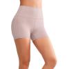imageYvette Biker Shorts with Pockets for Women 3quot  4quot  6quot  8quot Tummy Control High Waist Running Workout Gym Yoga ShortsPink