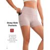 imageYvette Biker Shorts with Pockets for Women 3quot  4quot  6quot  8quot Tummy Control High Waist Running Workout Gym Yoga ShortsPink