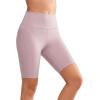 imageYvette Biker Shorts with Pockets for Women 3quot  4quot  6quot  8quot Tummy Control High Waist Running Workout Gym Yoga ShortsPink