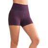 imageYvette Biker Shorts with Pockets for Women 3quot  4quot  6quot  8quot Tummy Control High Waist Running Workout Gym Yoga ShortsPurple