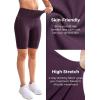 imageYvette Biker Shorts with Pockets for Women 3quot  4quot  6quot  8quot Tummy Control High Waist Running Workout Gym Yoga ShortsPurple