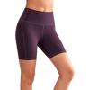 imageYvette Biker Shorts with Pockets for Women 3quot  4quot  6quot  8quot Tummy Control High Waist Running Workout Gym Yoga ShortsPurple