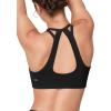 imageYvette Front Clasp Sports Bras for Women Light Impact Cute Soft Comfort Wireless Padded Fitness Workout Padded Yoga Tank TopBlack