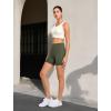imageYvette Front Zip Sports Bras for Women High Support Racerback High Impact Printed Running Bra for Large BustIvory