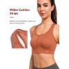 imageYvette High Impact Sports Bras for Women Plus Size Racerback Sports Bra High Support for Large BreastsOrange