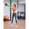imageYvette High Impact Sports Bras for Women Plus Size Racerback Sports Bra High Support for Large BreastsOrange