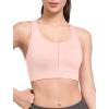 imageYvette High Impact Sports Bras for Women Plus Size Racerback Sports Bra High Support for Large BreastsPink