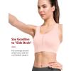 imageYvette High Impact Sports Bras for Women Plus Size Racerback Sports Bra High Support for Large BreastsPink