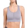 imageYvette High Impact Sports Bras for Women Plus Size Racerback Sports Bra High Support for Large BreastsPurple