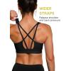 imageYvette Lightweight Crisscross Back Sports Bra for Women Breathable Yoga Tank Top with Removable Pads for Workout ampamp FitnessBlack
