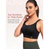 imageYvette Nursing Sports Bras for Women Breastfeeding Light Medium Support Sports Bra for Prenancy Maternity YogaBlack