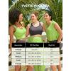 imageYvette Seamless Yoga Sports Bra with Removable Padding Crisscross Back Strap and UltraSoft Stretchy Fabric for WomenGreen