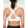 imageYvette Seamless Yoga Sports Bra with Removable Padding Crisscross Back Strap and UltraSoft Stretchy Fabric for WomenWhite