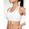 imageYvette Seamless Yoga Sports Bra with Removable Padding Crisscross Back Strap and UltraSoft Stretchy Fabric for WomenWhite