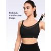 imageYvette Sports Bra Lightweight Cloud Series for Women Mesh Splicing StyleBlack