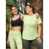 imageYvette Sports Bra Lightweight Cloud Series for Women Mesh Splicing StyleBlack