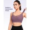 imageYvette Sports Bra Lightweight Cloud Series for Women Mesh Splicing StylePurple