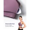 imageYvette Sports Bra Lightweight Cloud Series for Women Mesh Splicing StylePurple